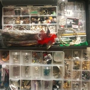 Large lot of jewelry makings